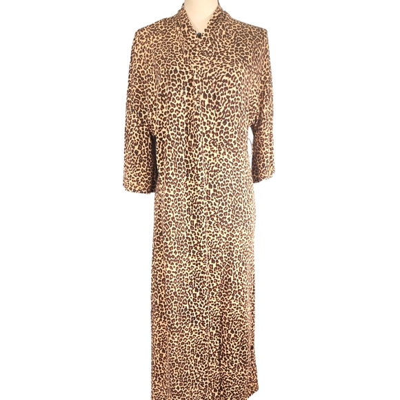 Ekouaer Other - Night Gown Ekouaer Animal Print Long Night Gown.  S